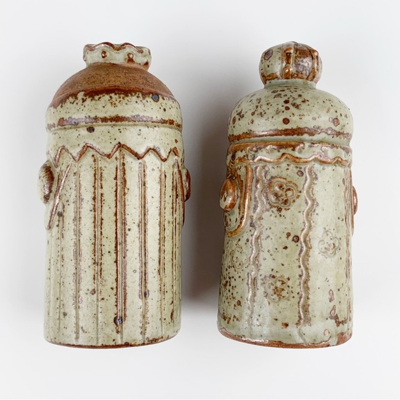 knobler Dining Vintage Knobler Japan King Queen Earthenware Pepper